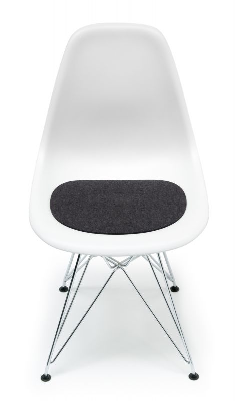 Seat pad felt pad Eames Plastic Side Chairs DSR / DSW / DSX ANTHRAZIT Hey Sign SINGLE PIECES